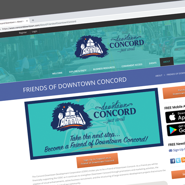 Concord Downtown Website